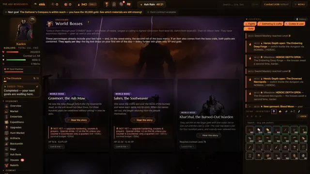 World boss stage