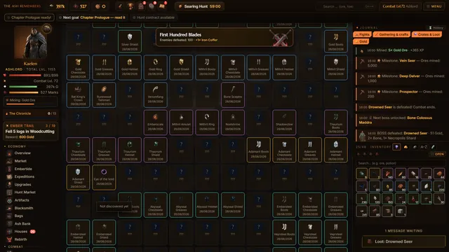 Collection log